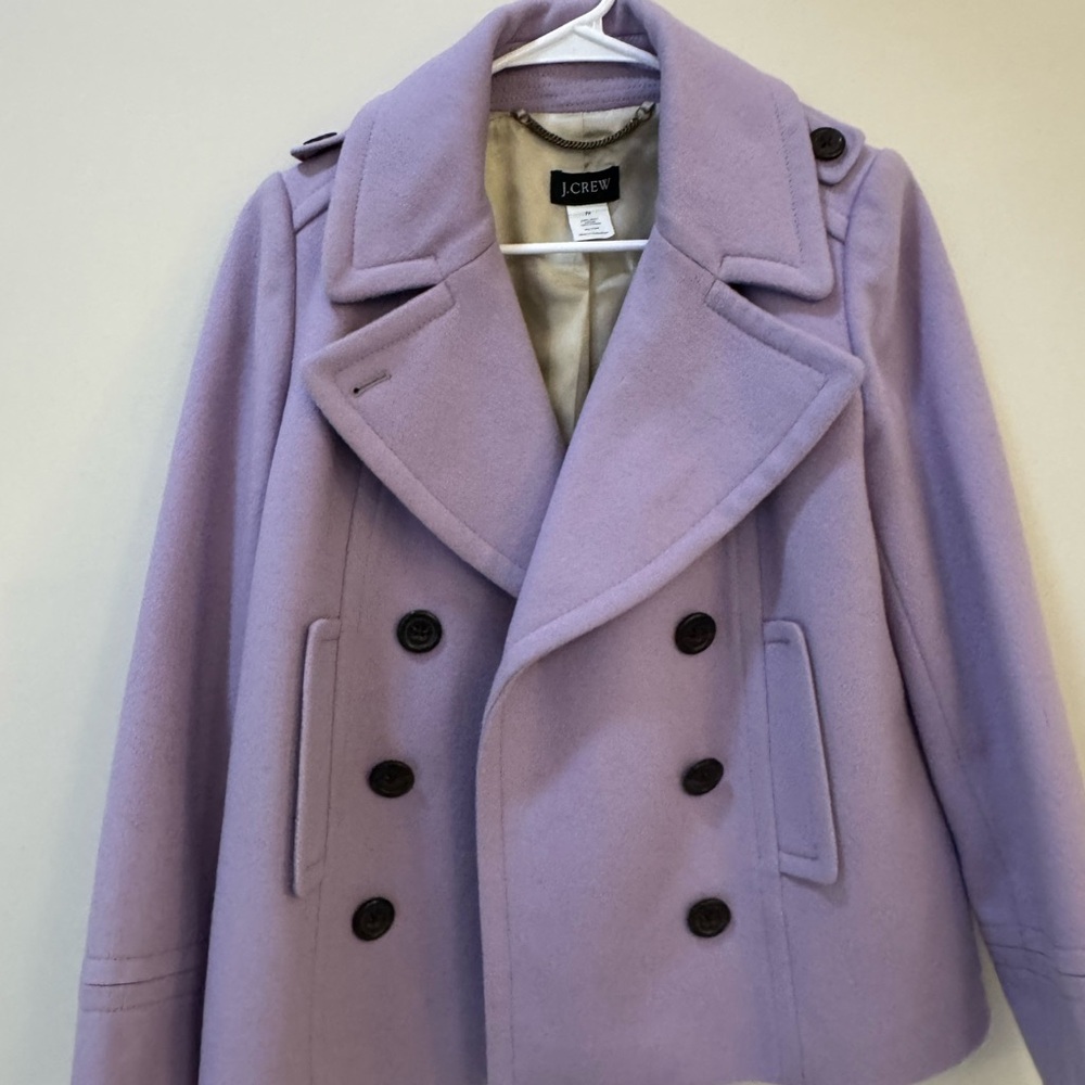 J. Crew Women's Light Purple Peacoat